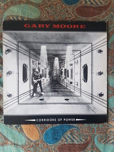 Gary Moore - Corridors Of Power LP 1982 Virgin Vinyl Rock Blues