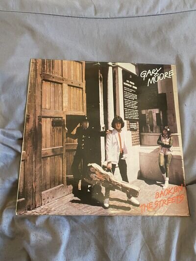 Gary Moore Back On The Streets Album In Very Good Condition