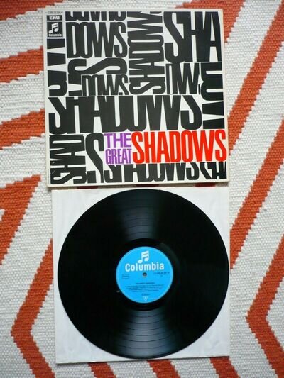 The Shadows The Great Shadows Vinyl 1970 German Import Columbia LP Hank Marvin