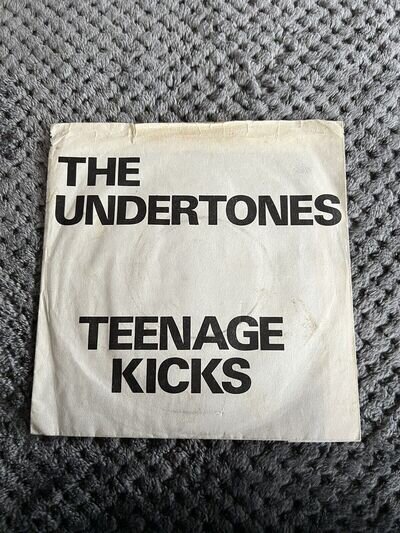 THE UNDERTONES - TEENAGE KICKS 1978 UK 1st Press GOT4 Fold Out Poster Sleeve