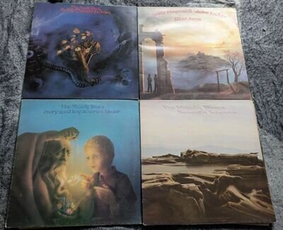 Joblot 12 X Rock Vinyl Records - Vangelis, Moody Blues, Elton, Winwood