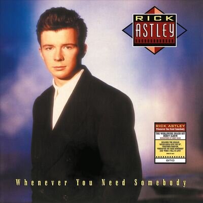 Rick Astley Whenever You Need Somebody Vinyl - New