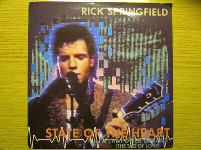 Rick Springfield State Of The Heart 7" Vinyl Record