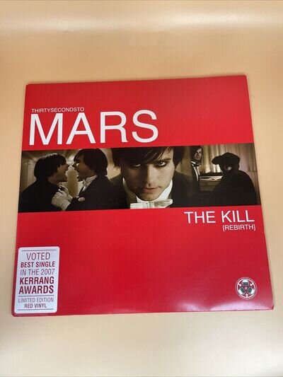 30 Seconds To Mars - The Kill (rebirth) Ltd Edition Red Vinyl 7” With 2 stickers