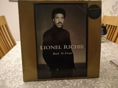 Lionel Richie - Back To Front Vinyl Double Album. Vinyl VG. Some Sleeve Wear