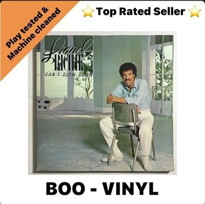 Lionel Richie: Can't Slow Down 12" Vinyl LP 1983 Excellent Condition Lyric Inner