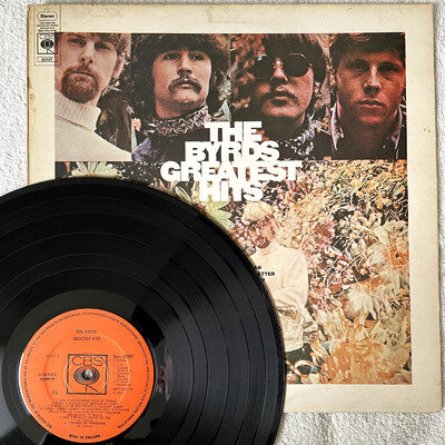 The Byrds ‎– Greatest Hits 12" vinyl LP. 1967. VG+