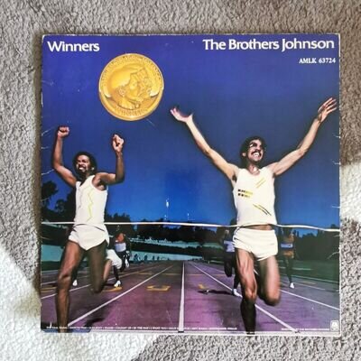 THE BROTHERS JOHNSON/WINNERS 12" VINYL LP #AMLK63724 (1981)