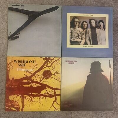 Wishbone Ash Vinyl Record Job Lot - 4 Great Albums