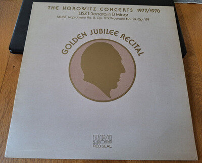 Vladimir Horowitz: The Horowitz Concerts 1977/1978*: LP. RCA Red. UK, 1977. NM