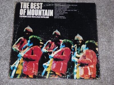 "BEST OF MOUNTAIN " with FELIX PAPPALARDI AND LESLIE WEST 1973 CBS RECORDS VINYL