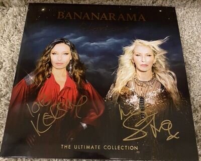 Bananarama HAND SIGNED Glorious Ultimate Collection 3x Gold LP + PROOF