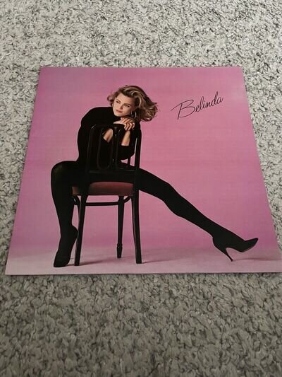 Belinda Carlisle - Belinda 12” Black Vinyl LP IRS Records 1986 VG+