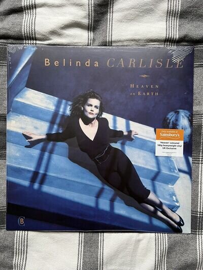 Belinda Carlisle Heaven On Earth Blue Vinyl LP Sainsbury’s Exclusive 180g 12”