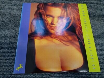 BELINDA CARLISLE, 12" SINGLE,LEAVE A LIGHT ON MINT- CONDITION, PLEASE SEE OTHERS