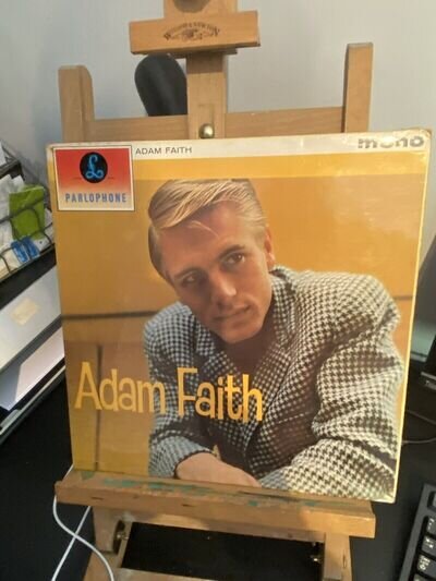 ADAM FAITH S/T DEBUT VINYL LP 1961 ORIG PARLOPHONE UK MONO PMC 1162 VG+/VG