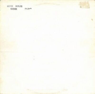 BETTE MIDLER Broken Blossom Vinyl Record Album LP Atlantic 1978 & Test Pressing