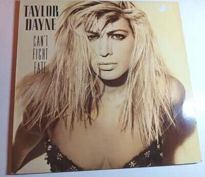 TAYLOR DAYNE CAN'T FIGHT FATE 1989 VINY LP / 80's POP ROCK / EX / £5 FLAT POST