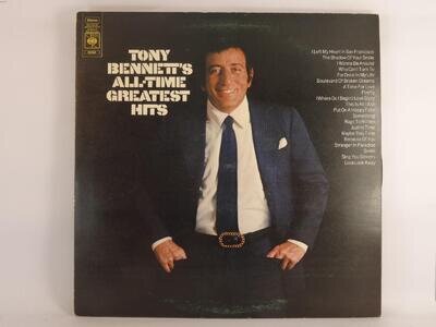 TONY BENNETT TONY BENNETT'S ALL TIME GREATEST HITS (TWO DISC) (355) 20+ Track LP