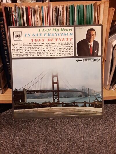 I Left My Heart In San Francisco- Tony Bennett, Uk First Pressing, Lp