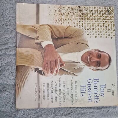 TONY BENNETT'S GREATEST HITS PEOPLE (340) 11 Track LP Picture Sleeve CBS