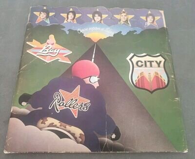 BAY CITY ROLLERS ONCE UPON A STAR VINYL ALBUM RECORD LP +5 INSERT SHEETS 1975