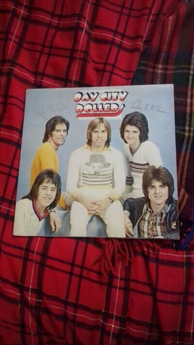 Vintage Bay City Rollers "Rollin" Vinyl Lp Record (1974)