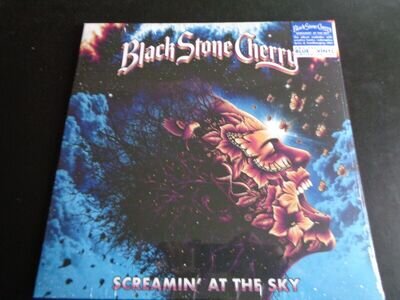 BLACK STONE CHERRY SCREAMING AT THE SKY VERY LIMITED UK BLUE VINYL... 500 ONLY