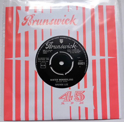 Brenda Lee - Winter Wonderland / Christmas Will Be... 7" 1964 BRUNSWICK 05921