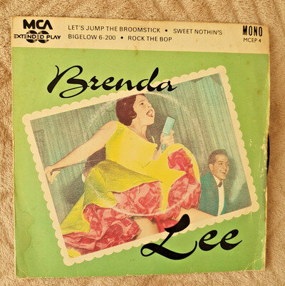 Brenda Lee - Lets Jump the Broomstick 7 inch Vinyl Record