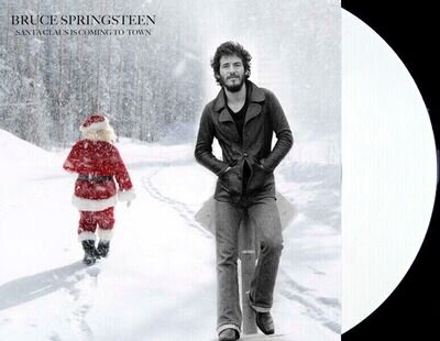 Bruce Springsteen Santa Claus Is Coming To Town White 7" Vinyl [New & Sealed]