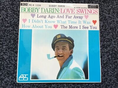 BOBBY DARIN - LOVE SWINGS 1961 UK EP LONDON RE-K 1334 EXCELLENT CONDITION