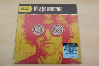 BILLIE JOE ARMSTRONG - NO FUN MONDAYS -BABY BLUE VINYL LP 2020 SEALED Green Day