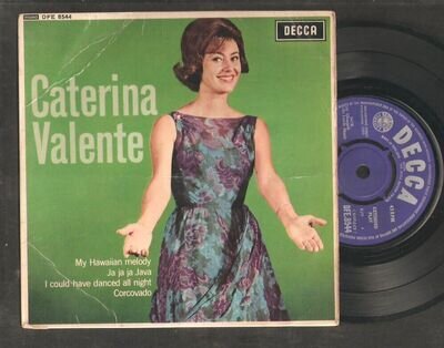 CATERINA VALENTE,My Hawaiian melody,UK EP Decca Postage accepted