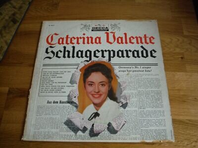 Caterina Valente Schlagerparade 1958 Mono Rec DECCA Canadian Release DL8852