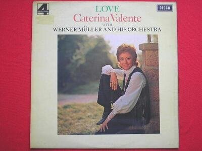 Caterina Valente Love LP Decca PFS4257 EX/VG 1972 Love