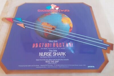 Thompson Twins – Doctor! Doctor! 7" shaped pic disc ARISTA 1984 plastic sleeve