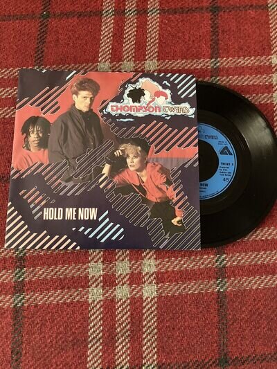 THOMPSON TWINS HOLD ME NOW ARISTA RECORDS UK 7" VINYL SINGLE in PICTURE SLEEVE