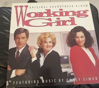 Carly Simon WORKING GIRL Film Soundtrack OST LP Harrison Ford • Melanie Griffith