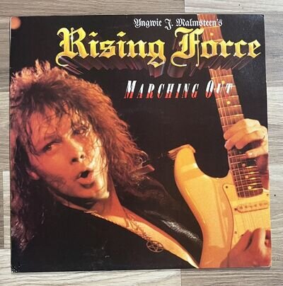 Yngwie Malmsteen Rising Force Marching Out Vinyl LP (1985) Original UK Press