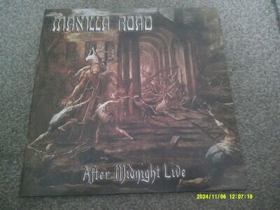 MANILLA ROAD After Midnight Live & INSERT 2009 BROWN 180g 1000 only MINT