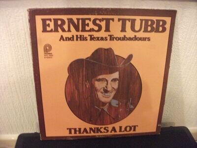 ernest tubb and his texas troubadours thanks a lot vinyl album