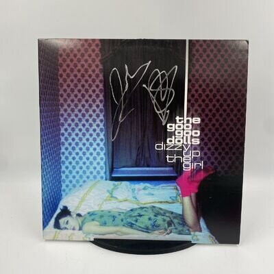 The Goo Goo Dolls - Dizzy Up The Girl Vinyl - Hot Pink - SIGNED Very RARE EX/VG+