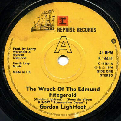 Gordon Lightfoot - The Wreck Of The Edmund Fitzgerald (Vinyl)