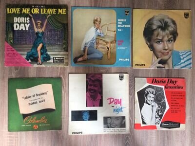 Doris Day Record Collection (Day by Night, Lullaby of Broadway) 6 LPs