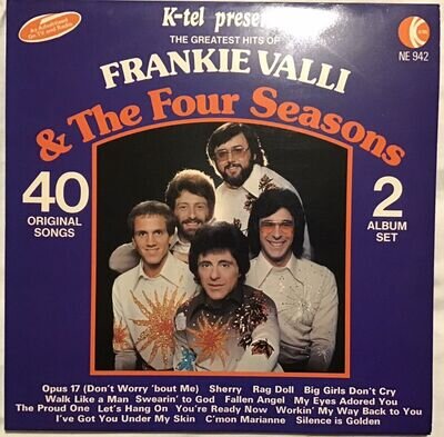 Frankie Valli & The Four Seasons - The Greatest Hits, K-Tel Double LP, 1976