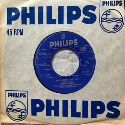 FRANKIE VALLI - ‘YOU’RE READY NOW’. PHILLIPS. NICE COPY. NORTHERN CLASSIC 45