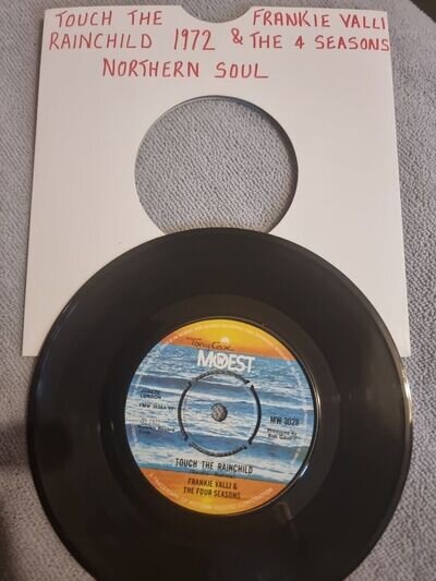 Frankie Valli Touch The Rainchild Northern Soul 7inch Good Condition