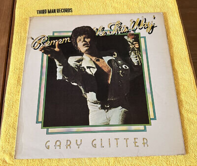 GARY GLITTER 'REMEMBER ME THIS WAY', 1974 STEREO VINYL LP RECORD BELLS 237