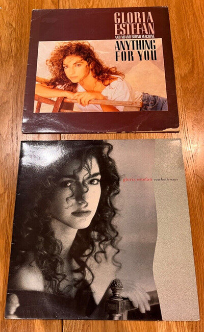 Gloria Estefan, Bundle of Vinyl Records in VG overall condition